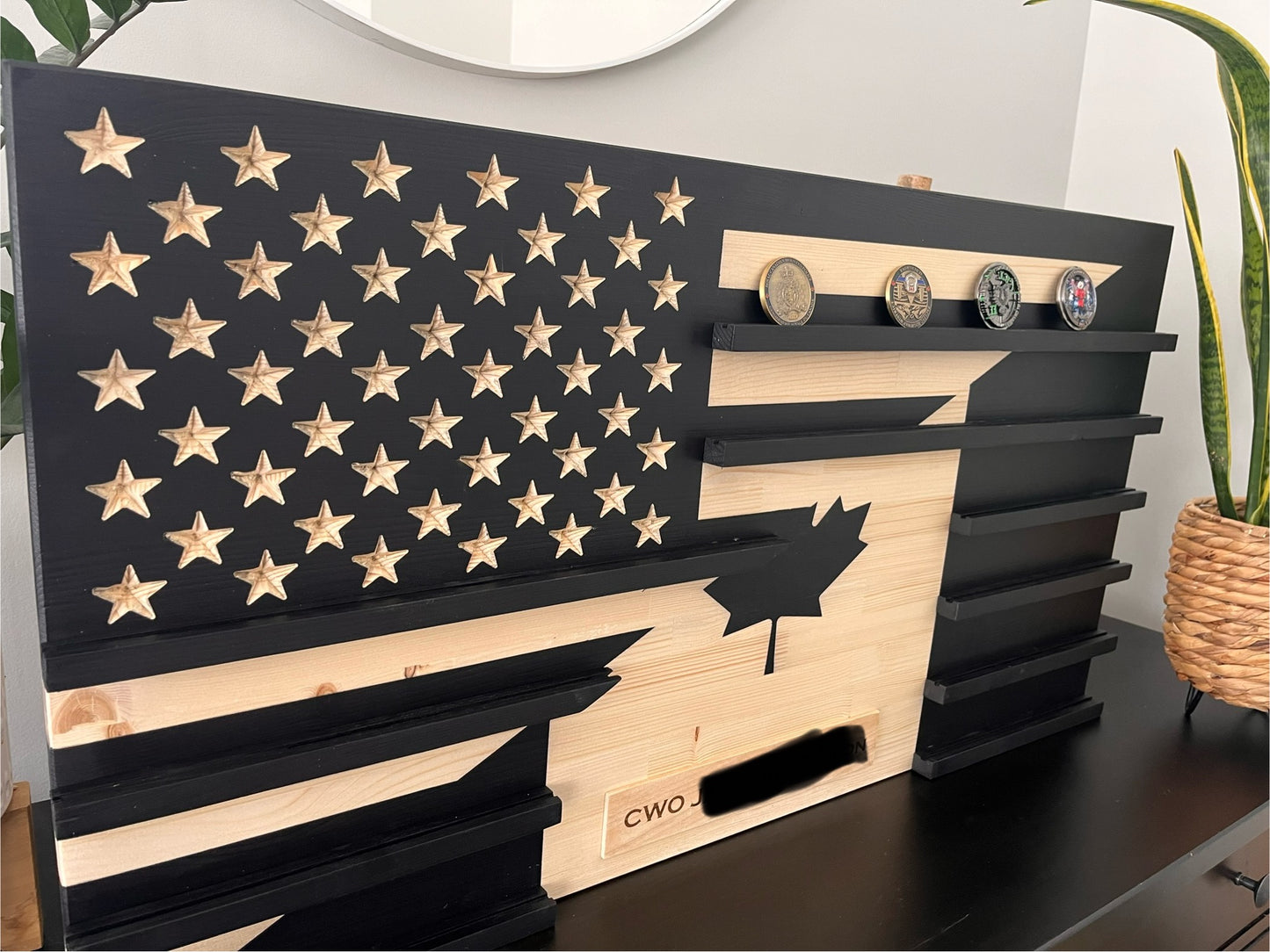 CanAm Flag Shelf Display image 5