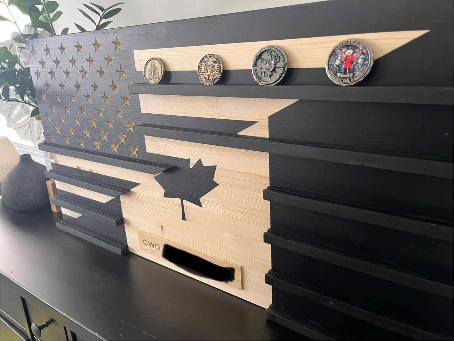 CanAm Flag Shelf Display image 0