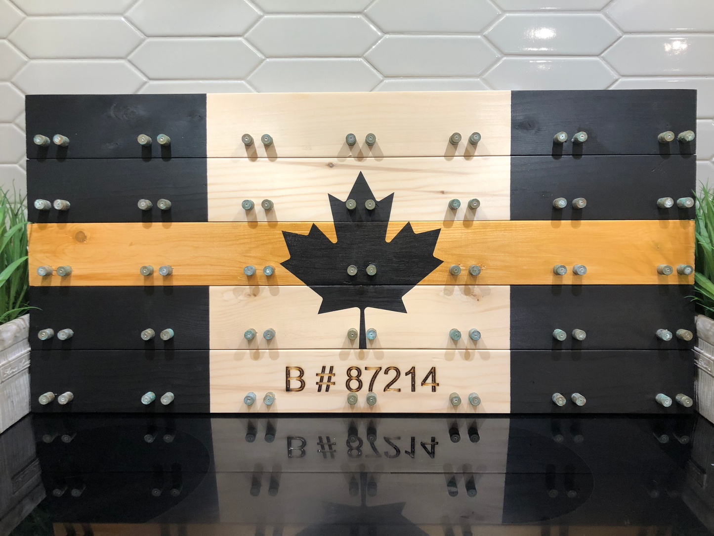 Thin Yellow Line Challenge Coin Display Case image 4