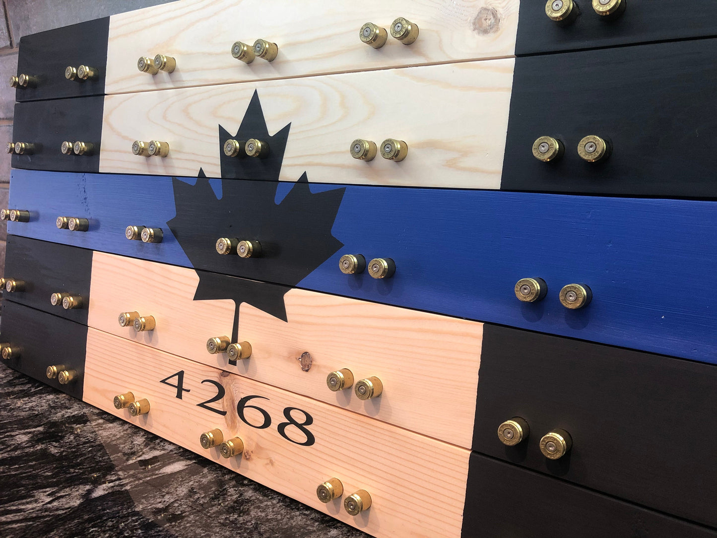 Thin Blue Line Challenge Coin Display Case image 4