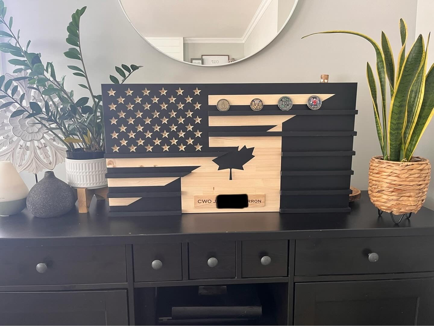 CanAm Flag Shelf Display image 3