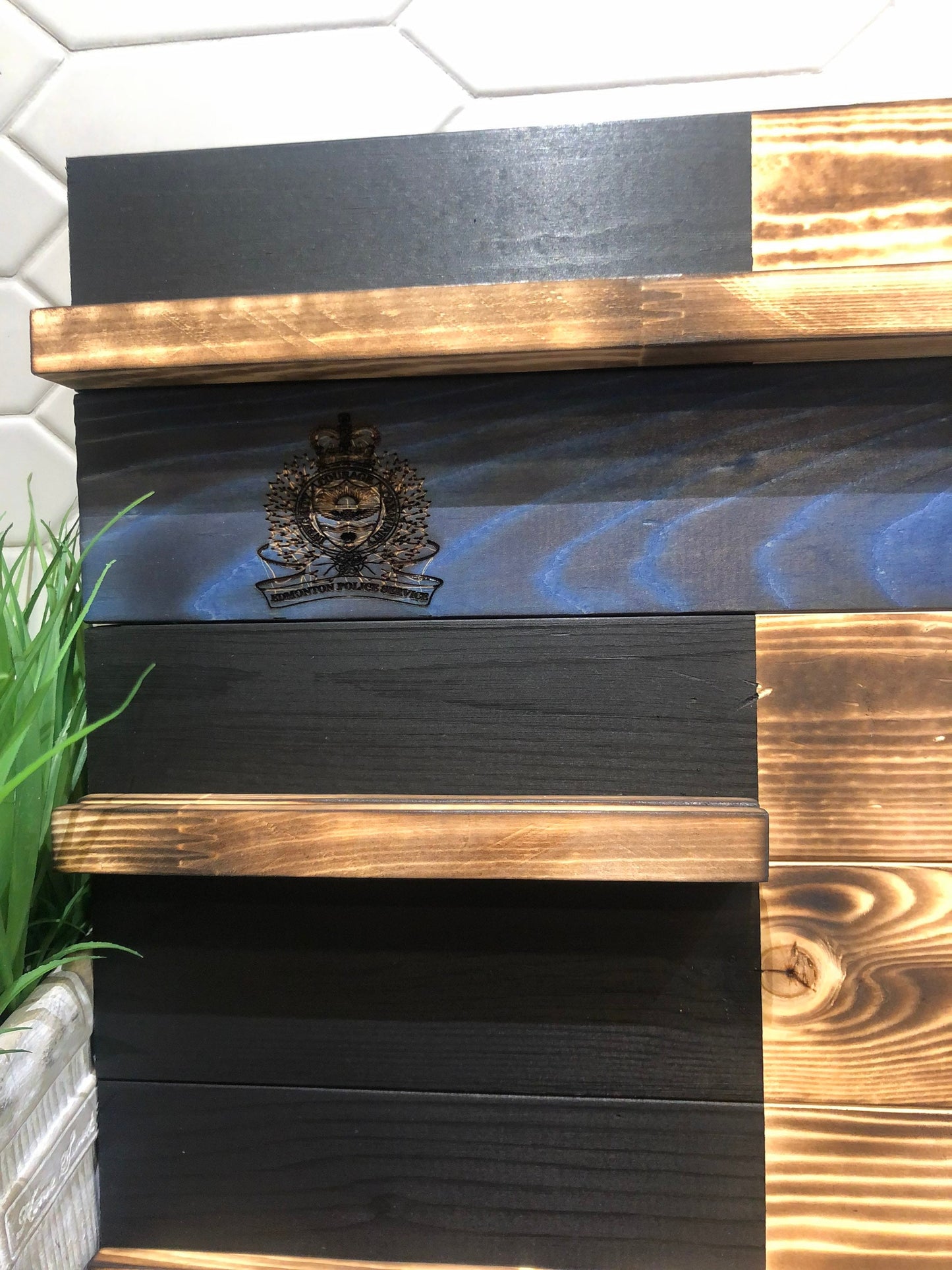 Poplar Shelf Challenge Coin Display Case image 5