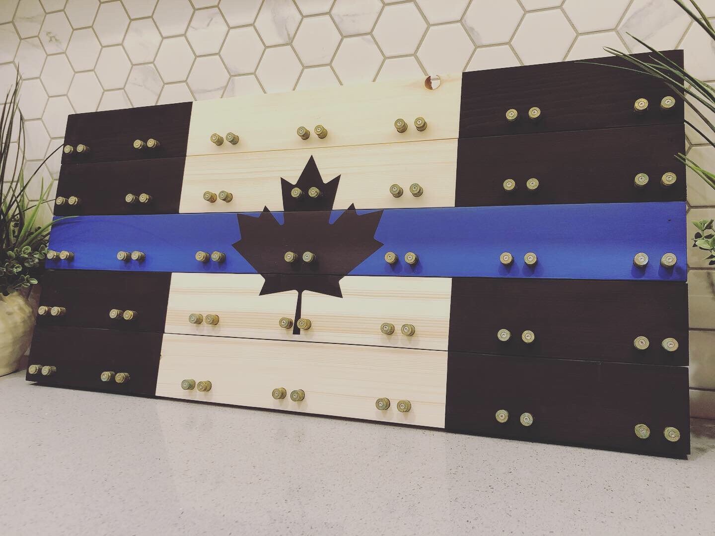 Thin Blue Line Challenge Coin Display Case image 7