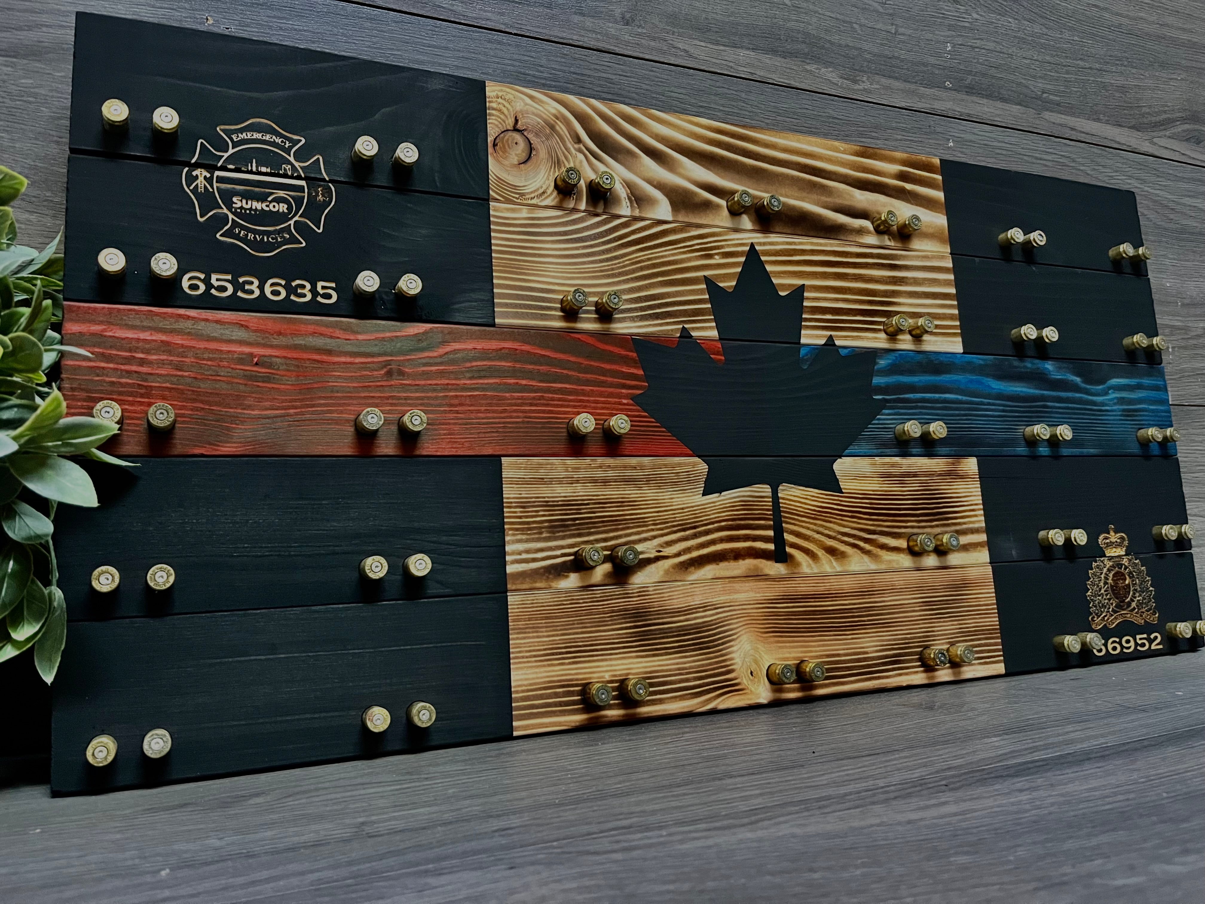 Police Display Double Colour Police Crested Display – Beneath The Bark Canada