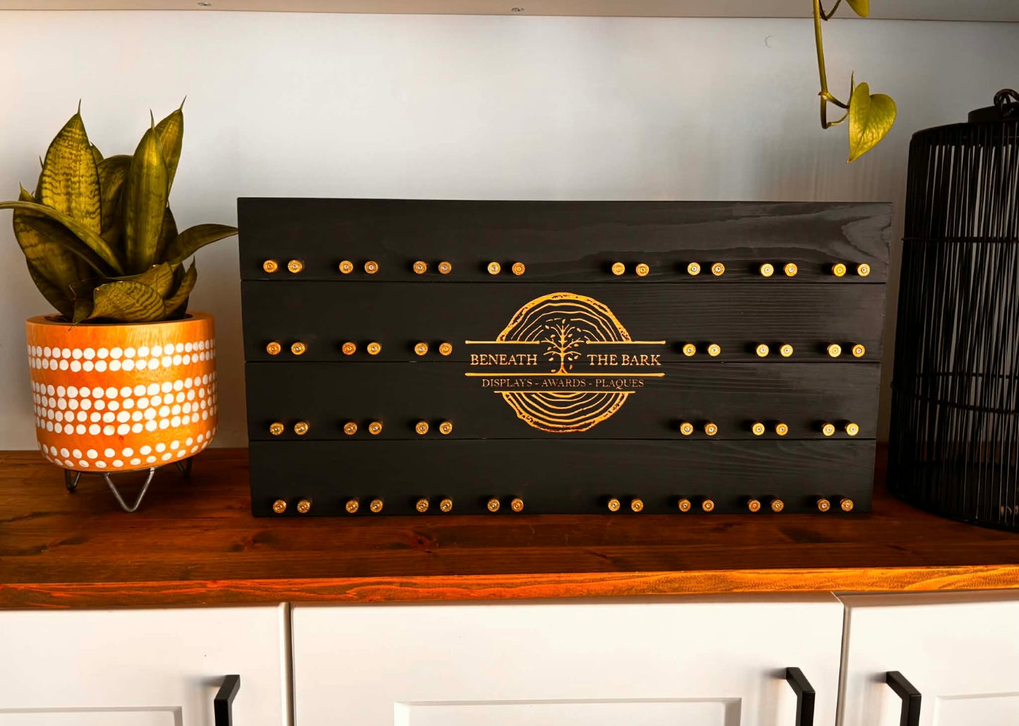 Police Crested Challenge Coin Display Case Small