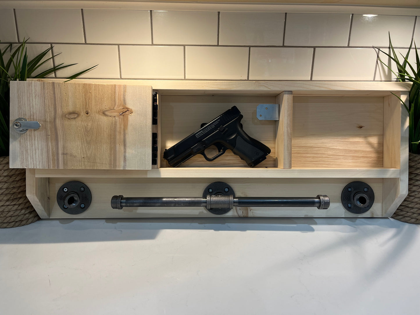 Wall Mounted Police Duty Gear Rack image 10
