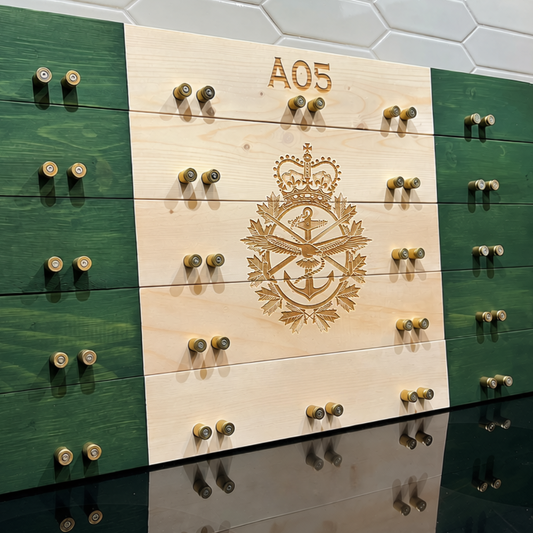 Army Crested Challenge Coin Display Case (Army Green)