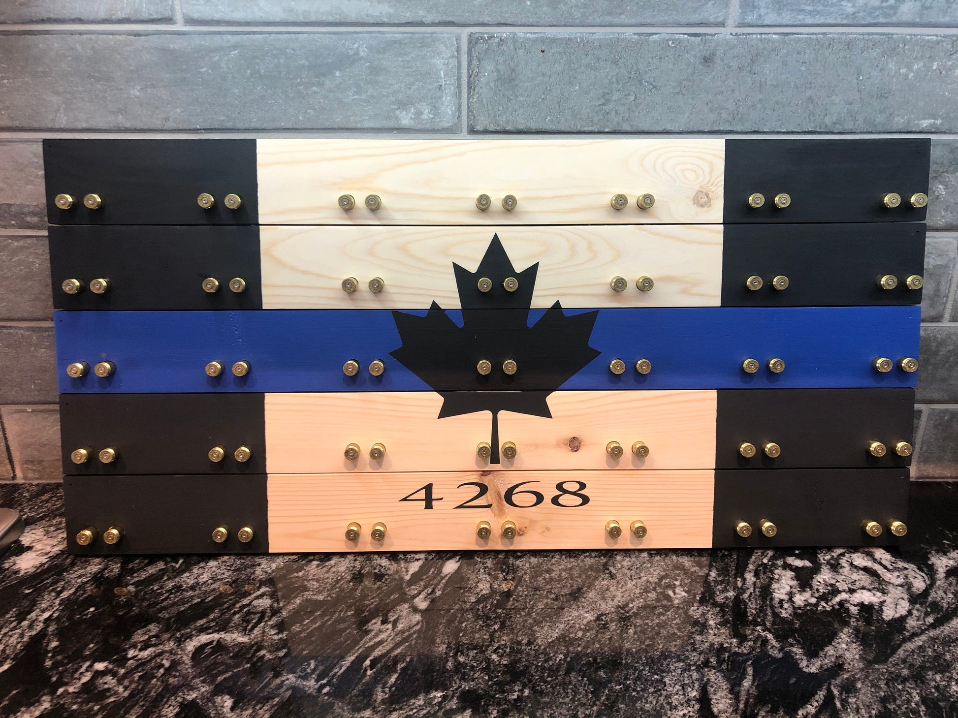 Thin Blue Line Challenge Coin Display Case image 5