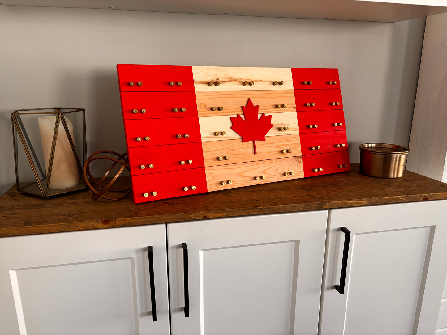 Canada Flag Challenge Coin Display Case