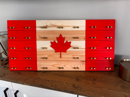 Canada Flag Challenge Coin Display Case