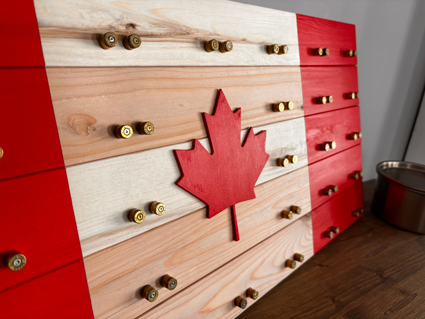 Canada Flag Challenge Coin Display Case