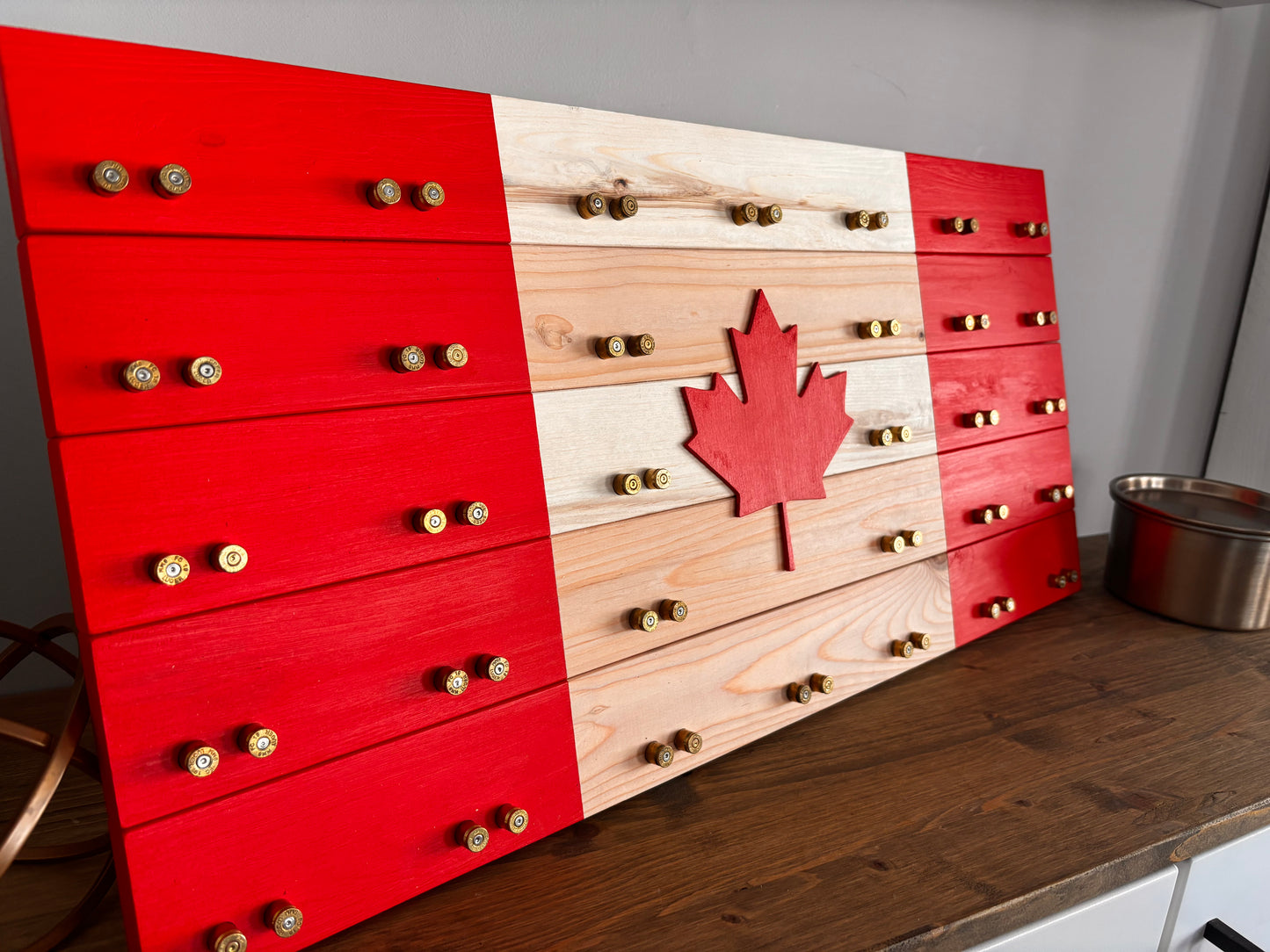 Canada Flag Challenge Coin Display Case